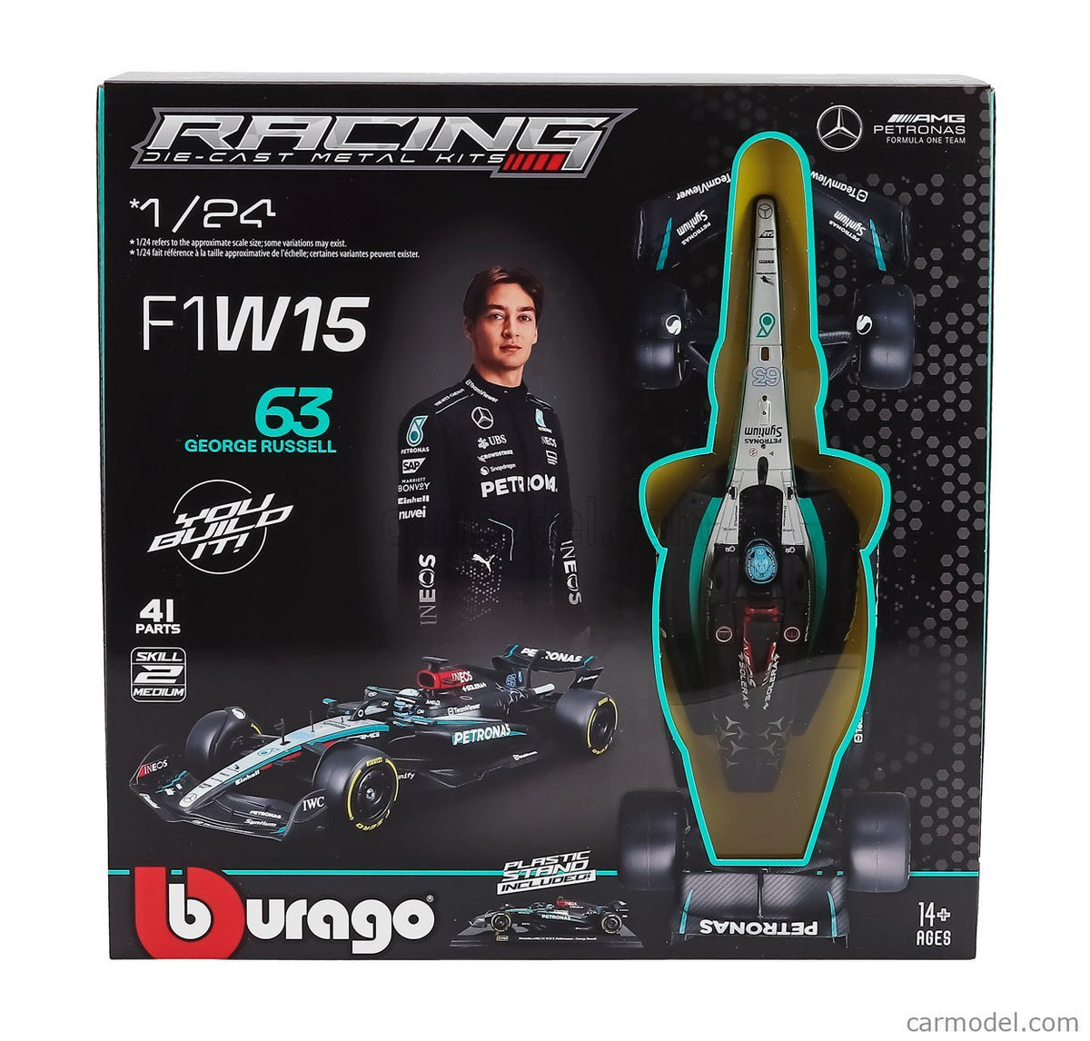 Bburago 1:24 F1 KIT Mercedes-AMG Team W15 2024 (