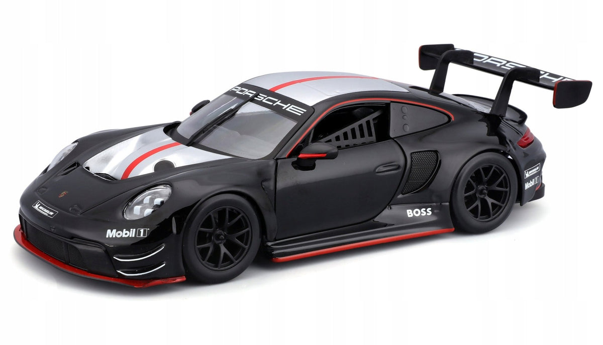 Bburago 1:24 Race - Porsche 911 GT3R 2023 Black - 4893993280483 - Crystal Lotus