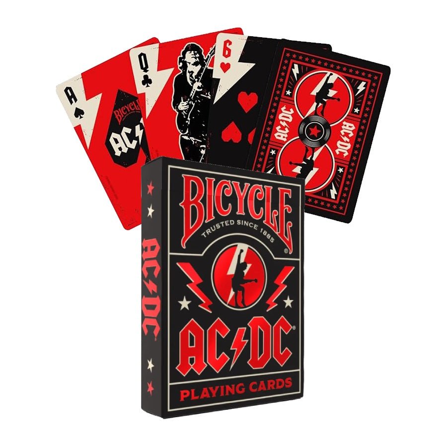 Bicycle - AC/DC Playing Cards - 073854098684 - Crystal Lotus