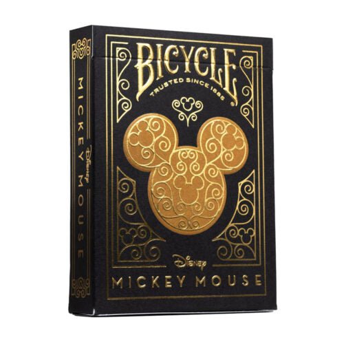 Bicycle Black and Gold Mickey - 073854095546 - CrystalLotus.eu