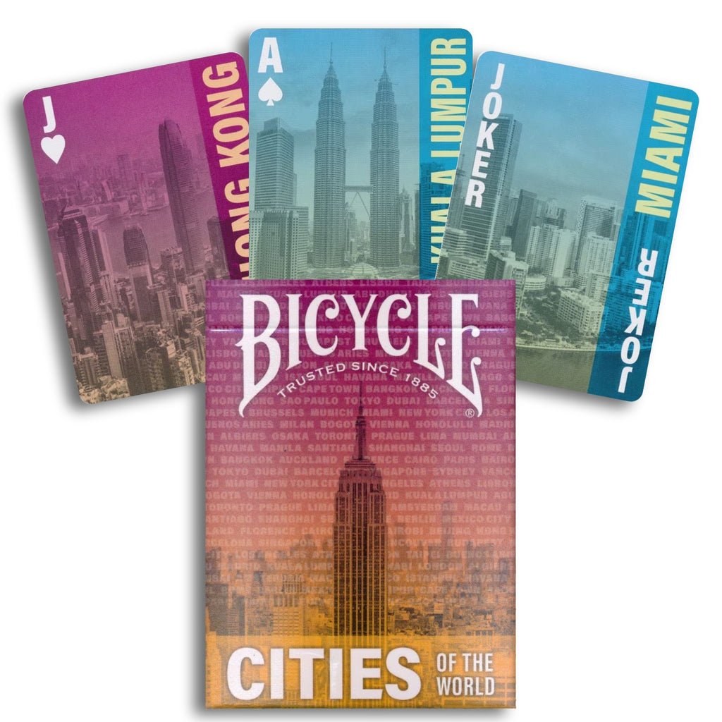 Bicycle - Cities of the World Playing Cards - 073854098646 - Crystal Lotus