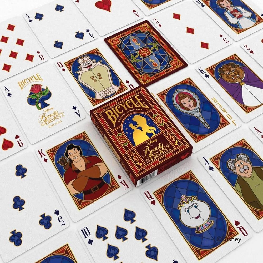 Bicycle - Disney Beauty and the Beast Playing Cards - 073854099537 - Crystal Lotus