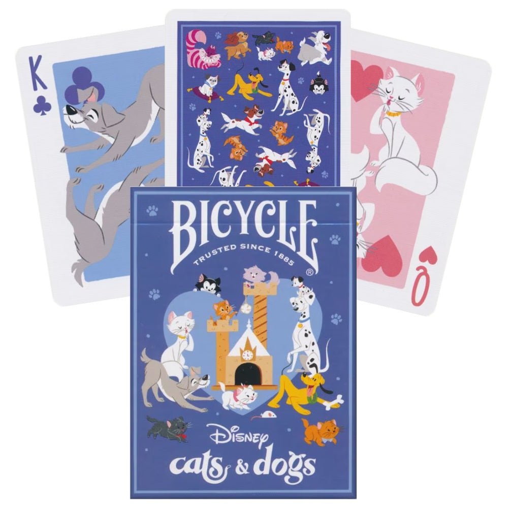Bicycle - Disney: Cats and Dogs Playing Cards - 073854098653 - Crystal Lotus