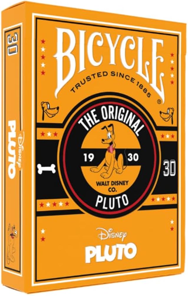 Bicycle - Disney Classic Pluto Playing Cards - 073854099452 - Crystal Lotus