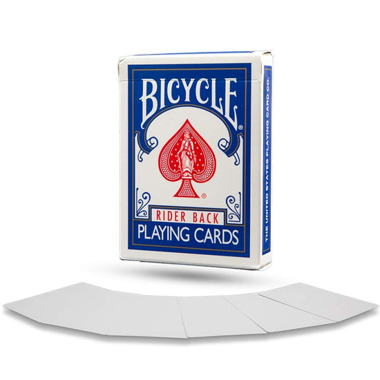 Bicycle Double Blank (Blue) - 07385400808905 - CrystalLotus.eu