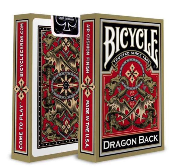 Bicycle - Gold Dragon Back Playing Cards - 073854019559 - CrystalLotus.eu