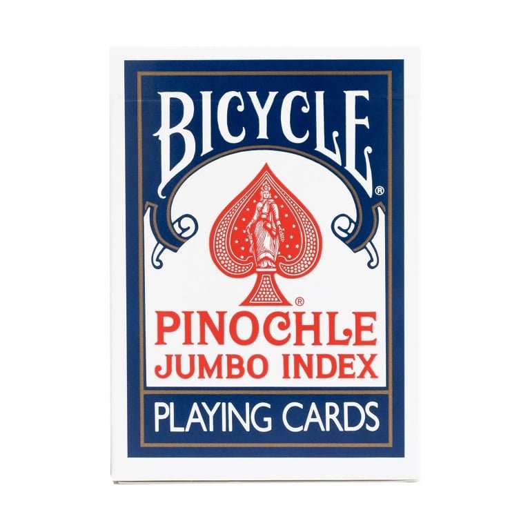 Bicycle Pinochle Jumbo Index Blue - 073854000441 - CrystalLotus.eu