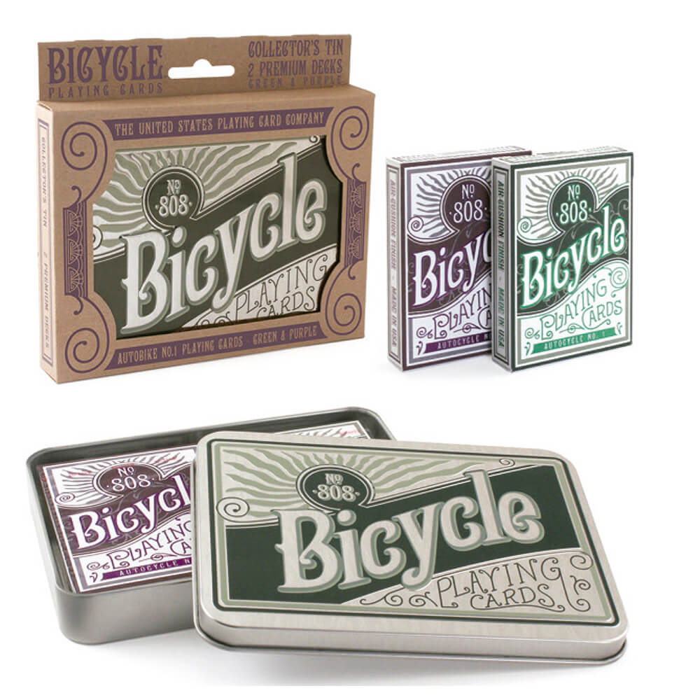 Bicycle Retro Tin Gift Set - 073854023693 - CrystalLotus.eu