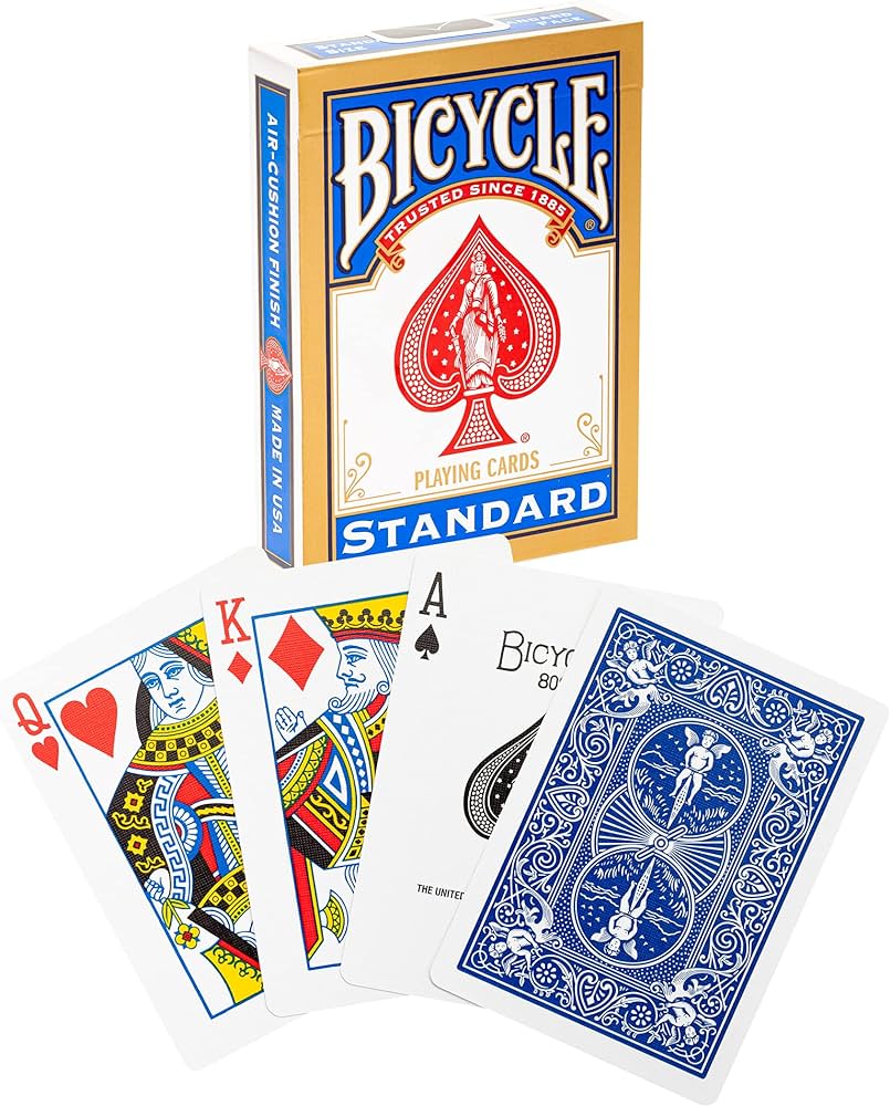 Bicycle - Rider Back International Gold Standard Index Playing Cards Blue - 073854016510 - CrystalLotus.eu