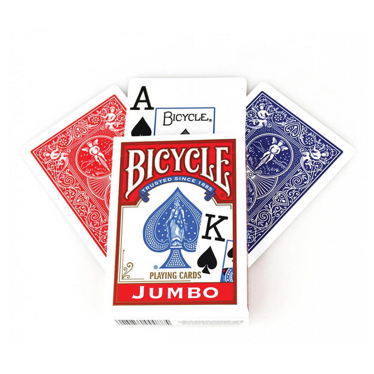 Bicycle Rider Back International Jumbo Index Blue - 073854000885 - CrystalLotus.eu