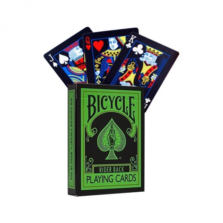 Bicycle - Rider Back Reverse Playing Cards (Green &amp; Black Color) - 3617201466909 - Crystal Lotus