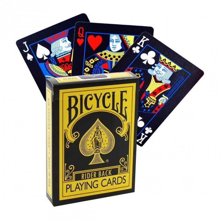 Bicycle - Rider Back Reverse Playing Cards (Yellow &amp; Black Color) - 3617201466800 - Crystal Lotus