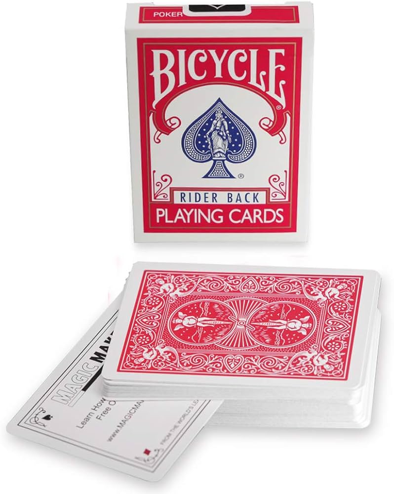 Bicycle Stripper Decks - Red - 07385400808909 - CrystalLotus.eu