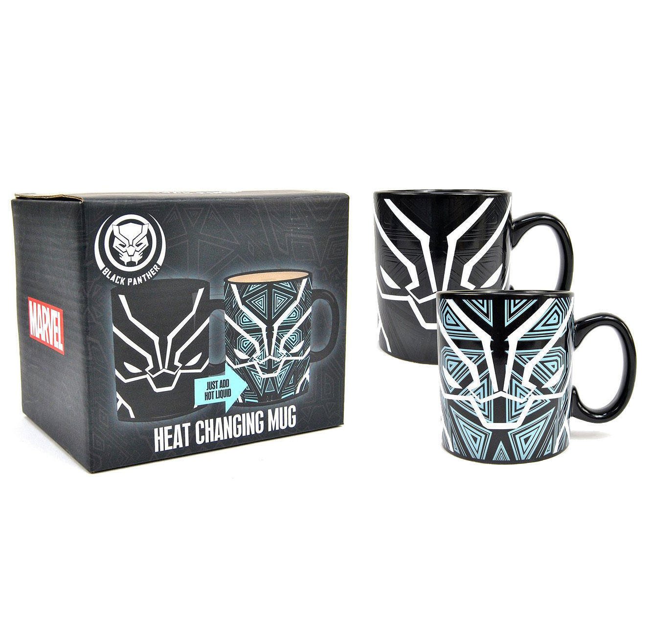 Black Panther Heat Changing Mug - 5055453455889 - CrystalLotus.eu