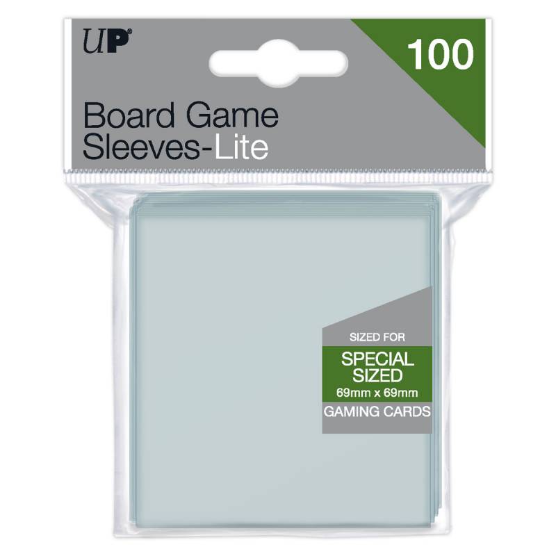 Boardgame Sleeves 69x69mm 100pcs (Special Sized) - 074427859466 - CrystalLotus.eu