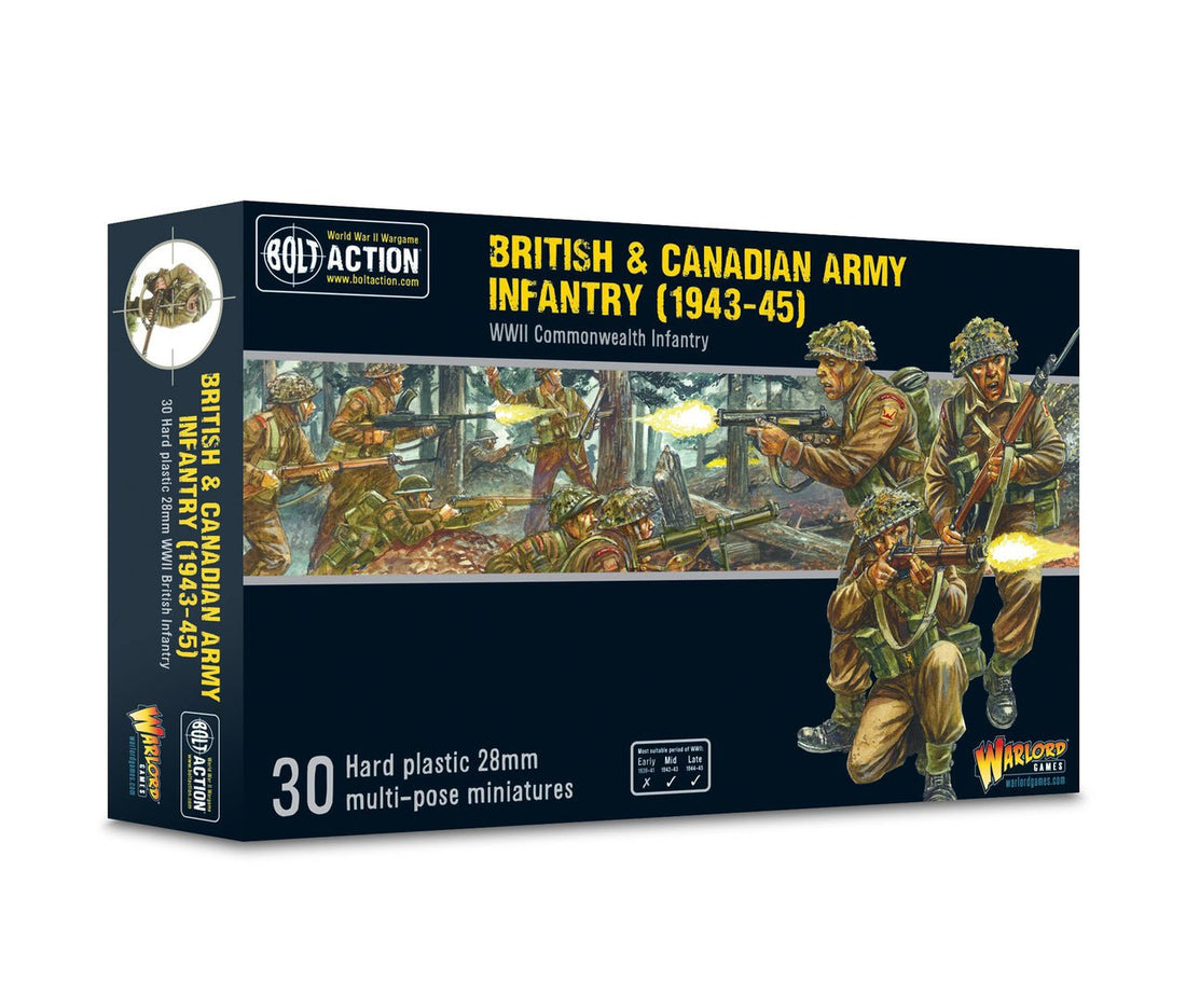 Bolt Action 2 British &amp; Canadian Army infantry (1943 - 45) - 5060572507166 - CrystalLotus.eu