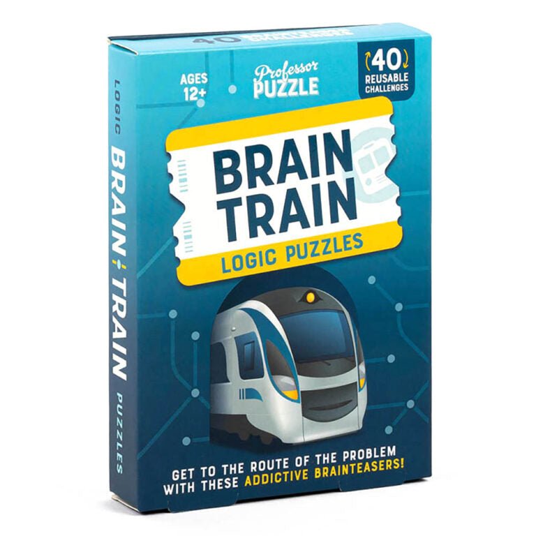 Brain Train Logic Puzzles - 5056297244455 - Crystal Lotus