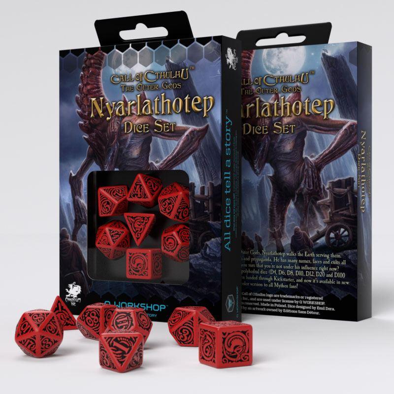 Call of Cthulhu: The Outer Gods Nyarlathotep Dice Set (7) - 5907699493616 - CrystalLotus.eu