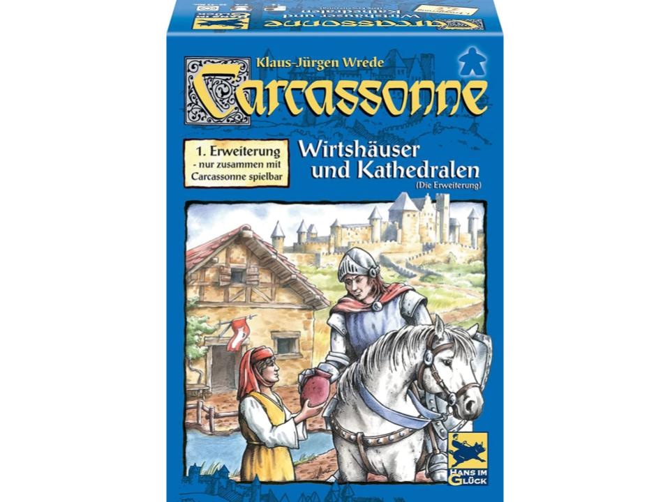 Carcassonne 1 - Erweiterung, Wirtshäuser & Kathedrale (German Version) - 4001504481315 - CrystalLotus.eu