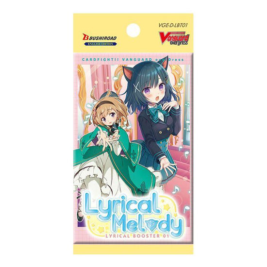 Cardfight!! Vanguard overDress - Booster Pack: Lyrical Melody (English Language) - 8885009406433 - CrystalLotus.eu