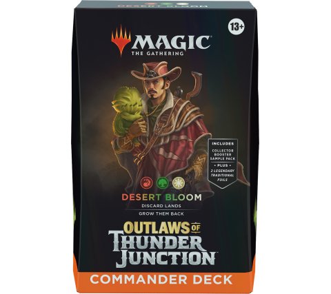 Magic the Gathering – Outlaws of Thunder Junction Commander Deck (Desert Bloom)