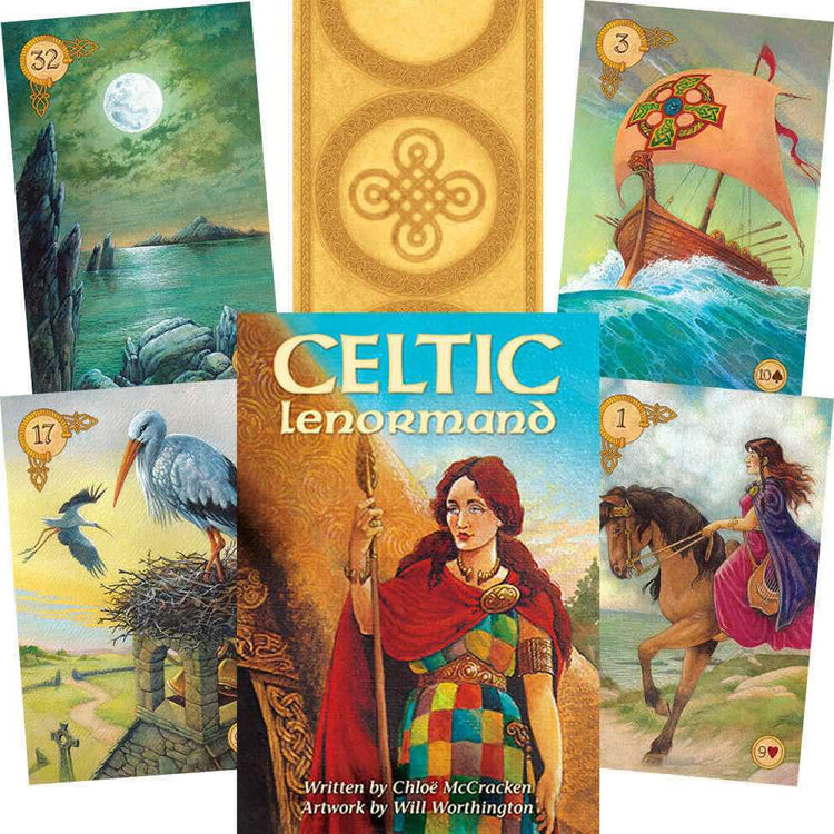 Celtic Lenormand cards - 9781572817555 - Crystal Lotus