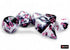 Chessex CHX26469 - Gemini Black-White/pink Polyhedral 7-Dice Set - 601982045593 - Crystal Lotus