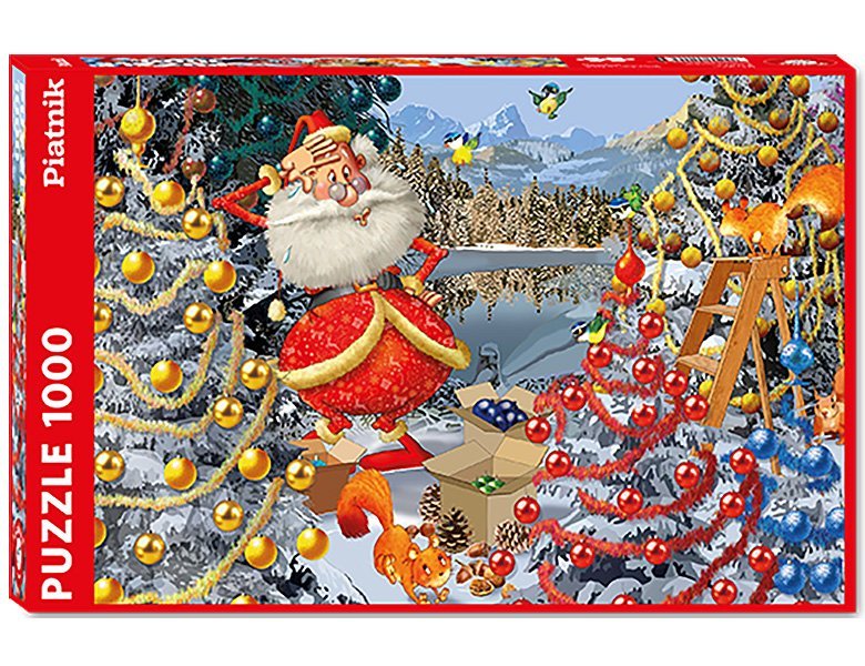 Christmas tree decoration puzzle 1000 pieces - 9001890554445 - CrystalLotus.eu