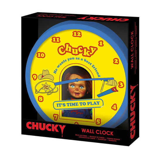 Chucky Wall Clock - 5050293856193 - CrystalLotus.eu