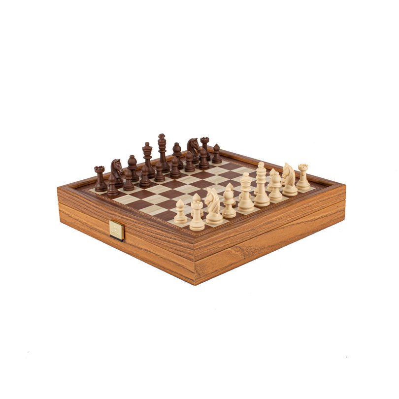 Classic Style 2 - in - 1 Combo Game Set: Chess &amp; Backgammon 27 x 27cm (by Manopoulos) - 5250000000051 - Crystal Lotus