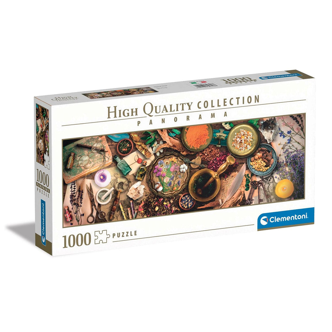 Clementoni - Panorama Herbalist Desk Puzzle (1000pcs) - 8005125397488 - CrystalLotus.eu