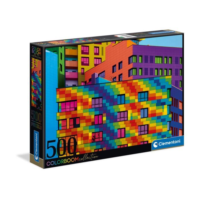 Clementoni Puzzle Colorboom Squares 500 pcs - 8005125350940 - CrystalLotus.eu