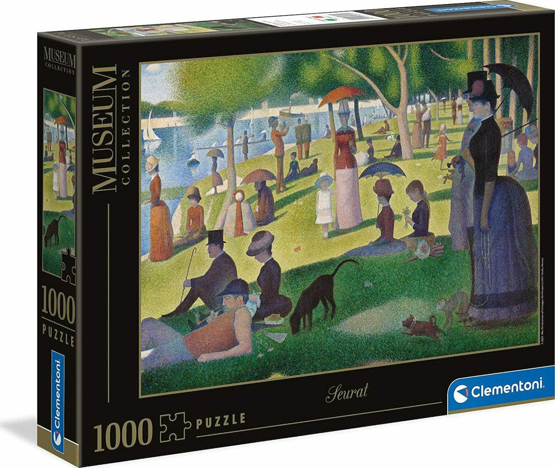 Clementoni Puzzle Museum Collection - Seurat Georges: A Sunday afternoon on the Island of La Grande Jatte (1000 pcs) - 8005125396139 - CrystalLotus.eu