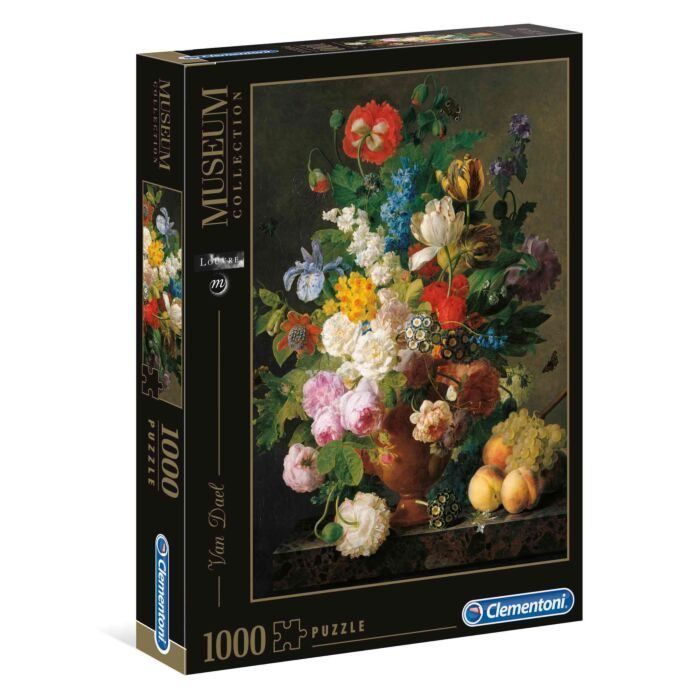 Clementoni Puzzle Museum Collection Vase With Flowers 1000 pcs - 8005125314157 - CrystalLotus.eu