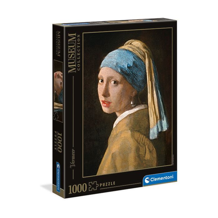 Clementoni Puzzle Museum Collection Vermeer: Girl With A Pearl Earring 1000 pcs - 8005125396146 - CrystalLotus.eu