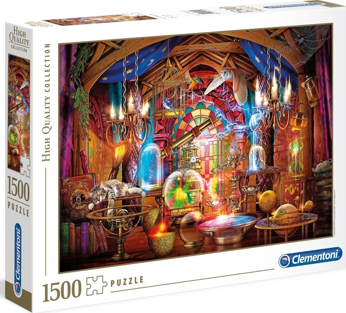 Clementoni - Wizards Workshop Puzzle (1500 pcs) - 8005125318131 - CrystalLotus.eu