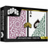 Copag - Elite Poker Size Regular Index Double Plastic Playing Card Deck (Green & Burgundy) - 831705006703 - Crystal Lotus