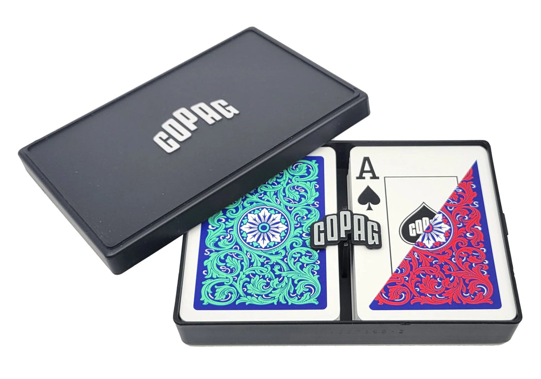 Copag Jumbo Index - Poker Size (Green &amp; Red) - 831705006079 - CrystalLotus.eu