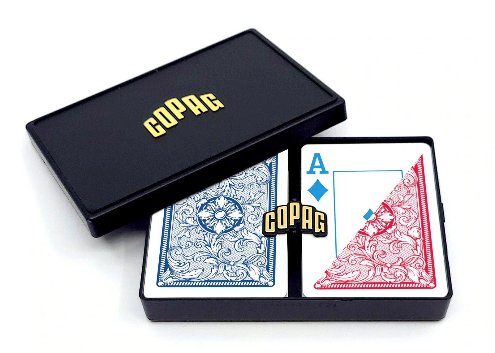 Copag Jumbo Index - Poker Size (Red &amp; Blue) - 831705002385 - CrystalLotus.eu