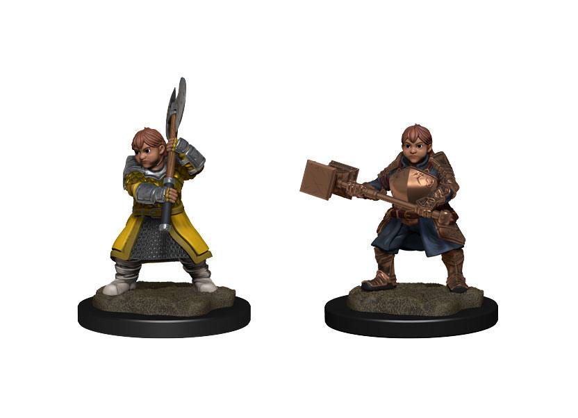 Critical Role Unpainted Miniatures Dwarf Dwendalian Empire Fighter Female - 634482903834 - CrystalLotus.eu