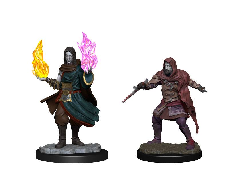 Critical Role Unpainted Miniatures Hollow One Rogue and Sorceror Male - 634482903803 - CrystalLotus.eu