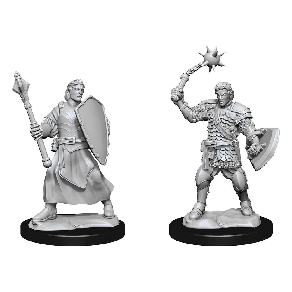 Critical Role Unpainted Miniatures Human Clovis Concord Cleric Male - 634482903858 - CrystalLotus.eu