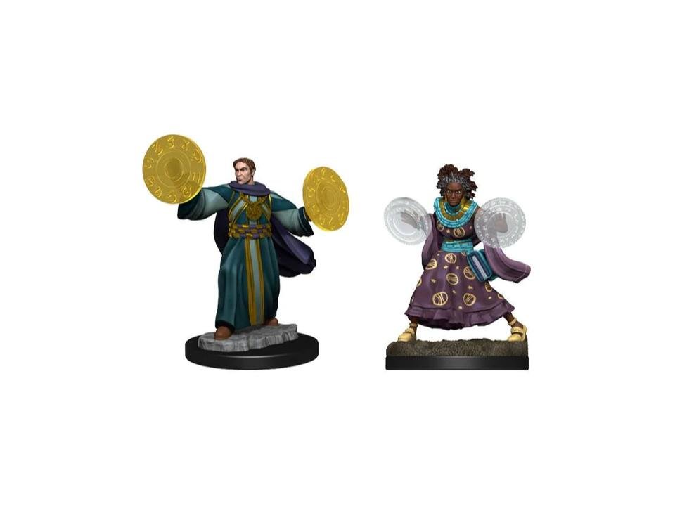 Critical Role Unpainted Miniatures Human Graviturgy and Chronurgy Wizards Female - 634482903919 - CrystalLotus.eu