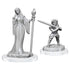 Critical Role Unpainted Miniatures: Human Wizard Female & Halfling Holy Warrior Female - 634482905500 - CrystalLotus.eu