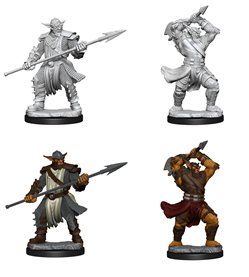 Critical Role Unpainted Minis: Bugbear Fighter Male – Crystal Lotus