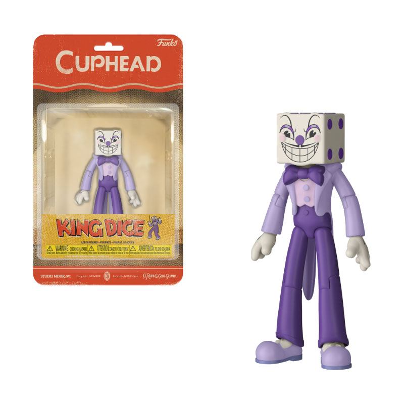 Cuphead Action Figure King Dice 10 cm - 889698334228 - CrystalLotus.eu