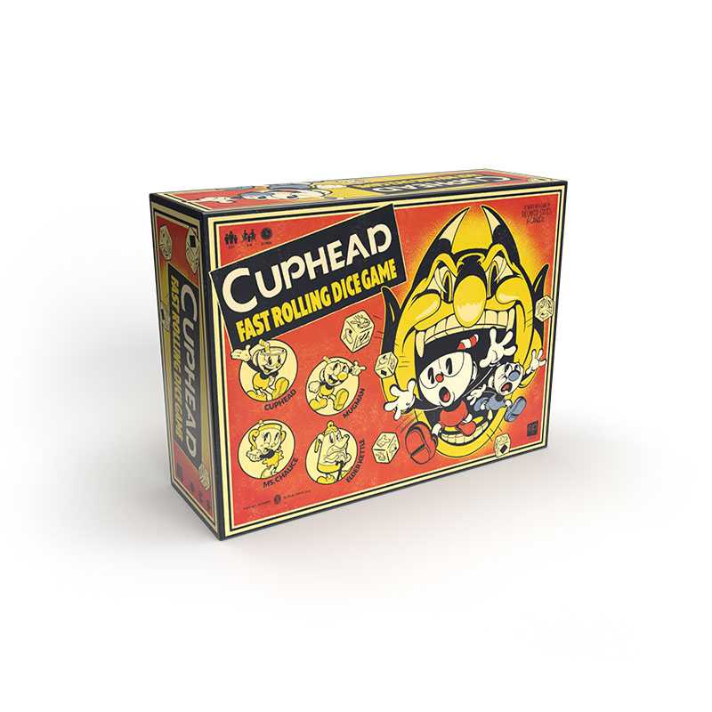 Cuphead Fast Rolling Dice Game - 700304154262 - CrystalLotus.eu