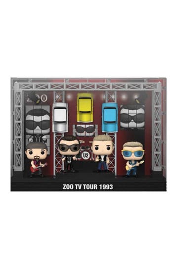 U2 Pop! Moments Dlx Vinyl Figure 4-Pack Zoo Tv 1993 Tour 9 Cm