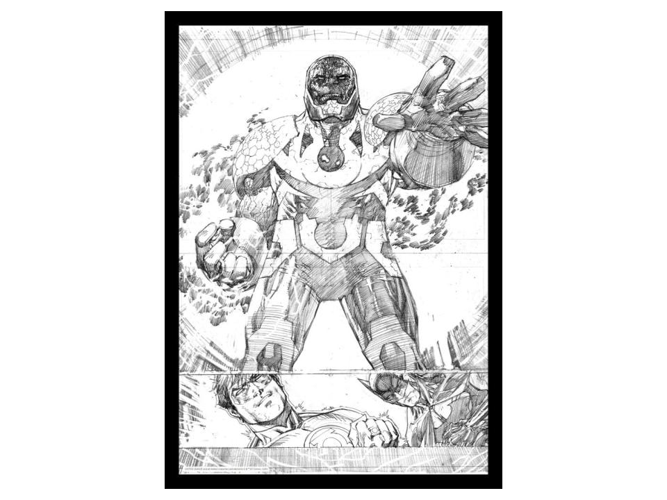 DC Comics Art Print Darkseid Comic Book Art Print 42 x 30 cm - 5060662464737 - CrystalLotus.eu