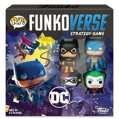 DC Comics Funkoverse Board Game 4 Character Base Set *English Version* - 889698426282 - CrystalLotus.eu